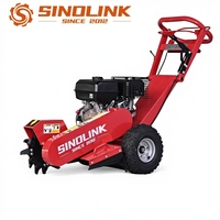Broyeur de souches de qualité industrielle SG1500, moteur à essence 420cc pour la ferme et le jardin