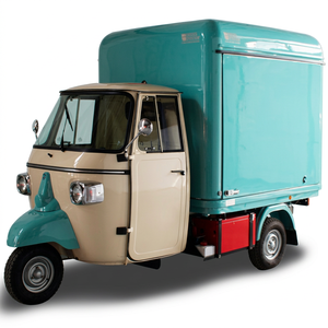 Remolque de Comida Vintage de 3 Ruedas con Carrocería de Acero Motorizado de 4.8m Resistente a la Oxidación para Uso en Exteriores - Product Image 1