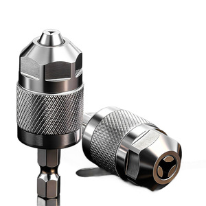 Mandrin de perçage à trois mâchoires, adaptateur à tige hexagonale en acier allié de 41mm pour perceuse électrique - Product Image 4
