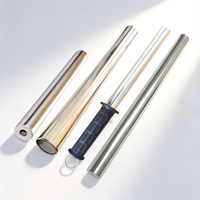 Barre magnétique NdFeB 8000-15000GS, diamètre 16-38mm, longueur 200-500mm, aimant permanent en terres rares pour filtre de déferrage de poudre de haute pureté