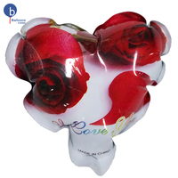 Ballon auto-gonflable en forme de coeur pour la décoration de fête de mariage Saint Valentin avec emballage individuel