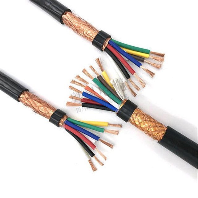 RVVP Shielded Twisted Pair Multi-core Copper Conductor PVC Insulation Braided Shield Stranded Building Use Cable