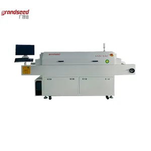 GRANDSEED GSD-S5C piccolo tipo di forno ad aria calda Reflow fabbrica venduto direttamente da Grandseed LED riutilizzabile macchina di saldatura