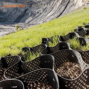 Matériaux de construction routière, stabilisateur de sol haute résistance, géocellules en HDPE, grille de pavage pour routes gravillonnées pour la construction - Product Image 2