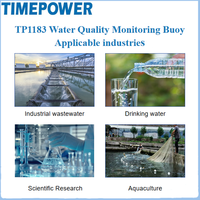 Bouée de surveillance de la qualité de l'eau multi-paramètres TP1183 avec capteurs optionnels de DO, pH, turbidité, conductivité et DCO