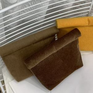 Durable Faux Horse Hair Women Makeup <b>Bag</b> <b>Large</b> Capacity Women Roll Up <b>Bag</b> With Customized Logo <b>Cosmetic</b> <b>Bag</b> - Product Image 1