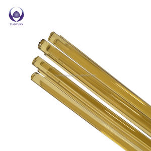 Tige en verre borosilicate couleur ambre pour lampwork - Product Image 2