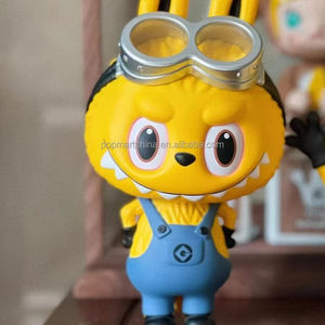 POP MART the MONSTERS Labubu <span class=keywords><strong>Minion</strong></span> Zimomo Labubu Collection Authentique <span class=keywords><strong>Figurine</strong></span> Jaune Tendance Articles Décoratifs Idéal Cadeau - Product Image 2