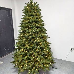 Sapin de Noël artificiel articulé de 1,80 m et 2,10 m, très dense, 100 % PE, en PE moulé 3D, nouveau matériau - Product Image 4
