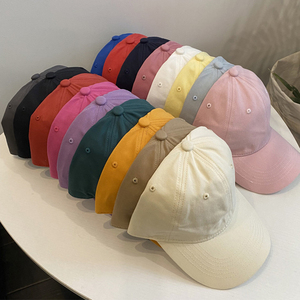Fabricant de casquettes de baseball, vente en gros, casquette de baseball personnalisée de haute qualité, douce, décontractée, 6 panneaux, unie, non structurée, casquette de papa - Product Image 1