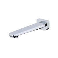 Robinet de salle de bain mural encastré pour hôtel, robinet de baignoire monotrou dissimulé en acier inoxydable 304