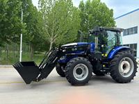 Tracteur à couple élevé turbocompressé de 160 ch, sortie hydraulique multi-directionnelle, attelage trois points arrière, compatible avec les équipements agricoles lourds