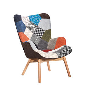 Balcon extérieur Terrasse patio chaises décontractées chaise longue en tissu chambre à coucher mobilier de salon décontracté - Product Image 1