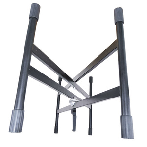 Usine Vente Directe <span class=keywords><strong>Double</strong></span> Tube X-support Matériel Électronique Piano rack supports de clavier personnalisés DJ rack - Product Image 2