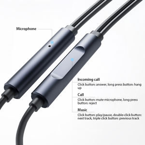 Originale <span class=keywords><strong>per</strong></span> Xiaomi Mi cablato auricolare In-ear alta qualità <span class=keywords><strong>microfono</strong></span> 10mm grande bobina dinamica filo di controllo <span class=keywords><strong>cuffie</strong></span> 3.5mm <span class=keywords><strong>Jack</strong></span> - Product Image 3