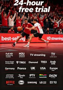 Essai gratuit de 24 heures, streaming en direct Full HD, protocole <span class=keywords><strong>M3U</strong></span> stable, multi-pays - Product Image 5