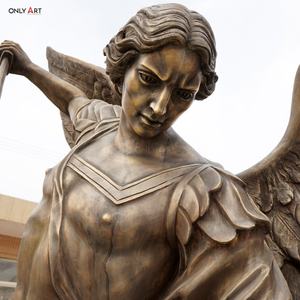 야외 대형 주조 유명한 고전 유럽 조각 세인트 마이클 대천사 청동 동상 - Product Image 4