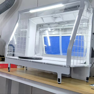 HS-E600 에어브러시용 워터폴 스프레이 부스, 창의적인 커스텀 페인팅 및 미술 작업용 - Product Image 1