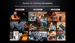 Smartphone robuste déverrouillé Oukitel WP21, Version globale, <span class=keywords><strong>Vision</strong></span> nocturne 12 go + 256 go 64M caméra Helio G99 120Hz NFC - Product Image 4