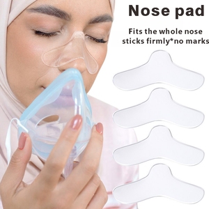 Coussinets en silicone pour <span class=keywords><strong>masque</strong></span> <span class=keywords><strong>CPAP</strong></span>, gel nasal pour soulager la pression sur le pont nasal, autocollant anti-pression, coussinets nasaux anti-marques - Product Image 1