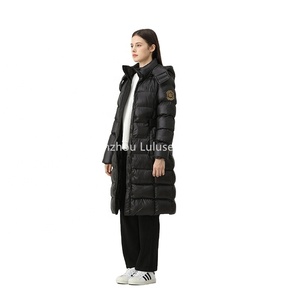 Custom Logo Winter <strong>Women</strong> Long <strong>Coat</strong> Hooded Warm Thick <strong>Black</strong> Down <strong>Parka</strong> Expediton Down Jacket for <strong>Women</strong> - Product Image 5
