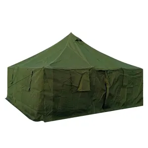 Aosener Factory Direct Green Canvas Tents Waterproof Camping Tent Portable 5 Men Canvas Tent For Sale