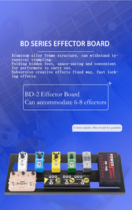 أعلى جودة دواسة غيتار من سبائك الألومنيوم مخصصة W/Bag لوح دواسة الغيتار - Product Image 5