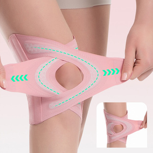 Phổ phụ nữ người đàn ông mềm có thể điều chỉnh thể thao nén đầu gối Brace hỗ trợ đầu gối dây đai - Product Image 1