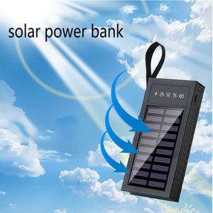 Banco <span class=keywords><strong>de</strong></span> energía solar <span class=keywords><strong>portátil</strong></span> <span class=keywords><strong>de</strong></span> 20000mAh con linterna <span class=keywords><strong>Cargador</strong></span> <span class=keywords><strong>de</strong></span> <span class=keywords><strong>teléfono</strong></span> <span class=keywords><strong>de</strong></span> 4 salidas Potencia <span class=keywords><strong>de</strong></span> carga <span class=keywords><strong>de</strong></span> 10W - Product Image 2
