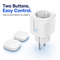 Bouton d'interrupteur sans fil intelligent 16A norme UE avec télécommande et réseau 2,4 GHz en bronze phosphoreux