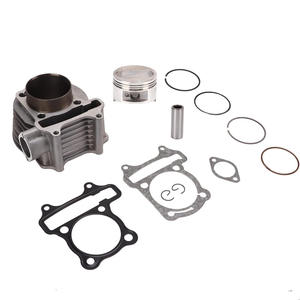 ชุดกระบอกสูบและลูกสูบอะลูมิเนียมอัลลอยสีเงินใหม่สำหรับรถมอเตอร์ไซค์ ErTai ATV150/DS150/WS150/GS150 สำหรับการดัดแปลง/อัพเกรด - Product Image 2