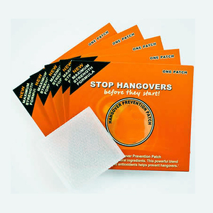 パーティーの二日酔いステッカーを飲んだ後のビタミンデカンターパッチは不快感を和らげます - Product Image 4