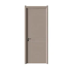 Modern Design Soundproof Hotel Internal Bedroom Waterproof WPC PVC Door