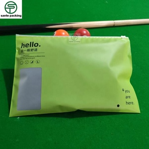 Custom Frosted CPE Material Package Socks Shoes Underwear <b>Pants</b> T-shirt Dress Skirt Swimsuit Yoga Suit Wig Clothing Zipper Bag - Product Image 5