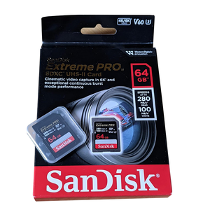 For Sdsdxep-064g-gn4in Extreme Pro Sdxc Uhs-ii <b>Memory</b> <b>Card</b> Ean Code 619659 202125 Sdsdxep-064g-gn4in for Sandisk - Product Image 5
