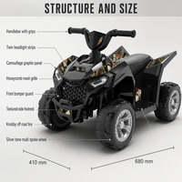 Produit # Quad électrique pour enfants 169 - Véhicule tout-terrain camouflage pour tout-petits - Vente en gros - Fournisseur OEM ODM