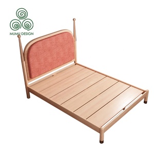 China House <span class=keywords><strong>letto</strong></span> per bambini in legno massello imbottito moderno fantasia singola in legno massello per ragazze rosa - Product Image 6
