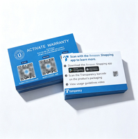 Tarjeta de Felicitación Personalizada con Código QR de Verificación de Activación de Garantía, Tarjeta de Agradecimiento, Papel de Arte, Impresión Offset, Embalaje para Comercio Electrónico