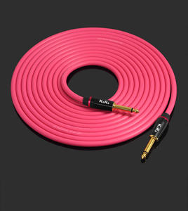 Coderas de alta calidad y cabezal recto, <span class=keywords><strong>cable</strong></span> de <span class=keywords><strong>guitarra</strong></span> de línea de conexión, multicolor, gran oferta - Product Image 2