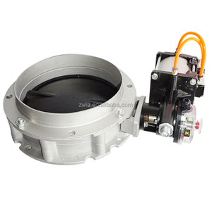 Vanne papillon en fonte V2FS100GBN avec actionneur pneumatique, performance stable pour le <span class=keywords><strong>transport</strong></span> industriel de fluides et de poudres - Product Image 4