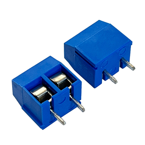 OKY0301 2 Pin connettore morsetto a vite 5Mm connettore a vite a passo 5.08-301-2P connettore cavo blu - Product Image 1