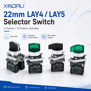 สวิตช์เลือกแบบหมุน 22 มม. XB2 ชนิด LAY4 LAY5 แบบ 2 ตำแหน่ง <span class=keywords><strong>3</strong></span> ตำแหน่ง สำหรับแผงควบคุมอุตสาหกรรม - Product Image 2