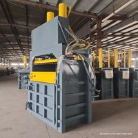 Petite machine verticale de compactage de mise en balles de papier de rebut/compresseur hydraulique de carton presse à balles machine à emballer