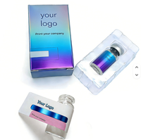 Impression de logo personnalisé, étiquettes imperméables pour flacons de peptides 3ml 10ml, emballages personnalisés avec boîtes holographiques