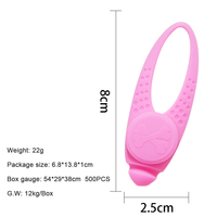 Clignotant Glow Light Accessoires Veilleuse Produits clignotants Pendentif Chiot LED Pendentif de sécurité