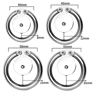 Jaula de Castidad Uretral de Extrusión Invertida con Cabeza de Dildo Realista de Silicona, Juguete Sexual BDSM para Hombre, Anillo para Pene - Product Image 2
