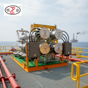 Système de <span class=keywords><strong>chauffage</strong></span> électrique antidéflagrant de 2600 kW sur skid pour <span class=keywords><strong>le</strong></span> <span class=keywords><strong>chauffage</strong></span> de l'eau de mer et du pétrole brut dans <span class=keywords><strong>le</strong></span> développement de champs pétrolifères offshore - Product Image 3