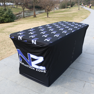 Housse de table rectangulaire personnalisée 4ft 6ft, nappe extensible pour salons professionnels, compétitions sportives et événements - Product Image 5