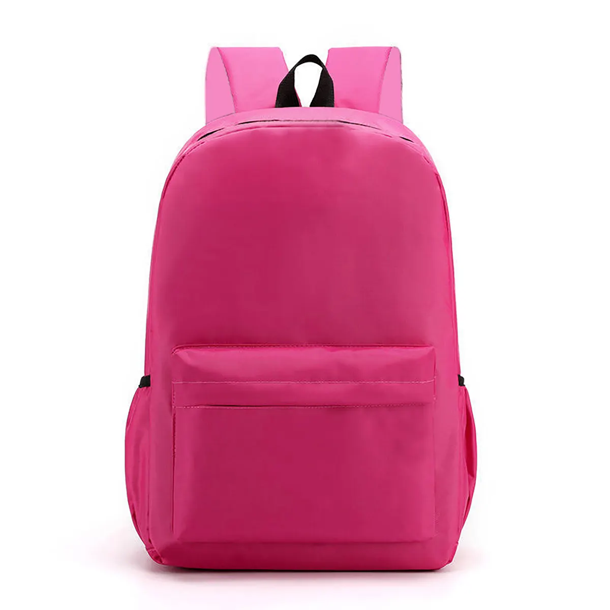 Versandfertiger niedriger Preis 16 Zoll große starke wasserfeste rosa Mädchen-Buchtasche Rucksack Tasche für Kinder Schule