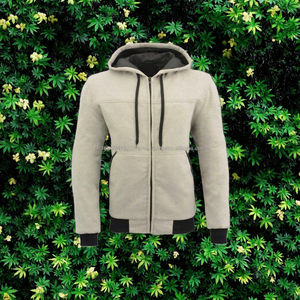 Sudadera con Capucha Holgada de Primavera, Tejida, Extra Grande, con Logotipo Personalizado, Unisex, Color Liso Teñido, para Hombre y Mujer - Product Image 3